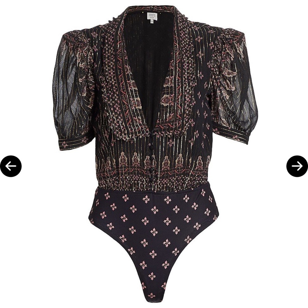 Noor Printed Bodysuit | Hemant & Nandita